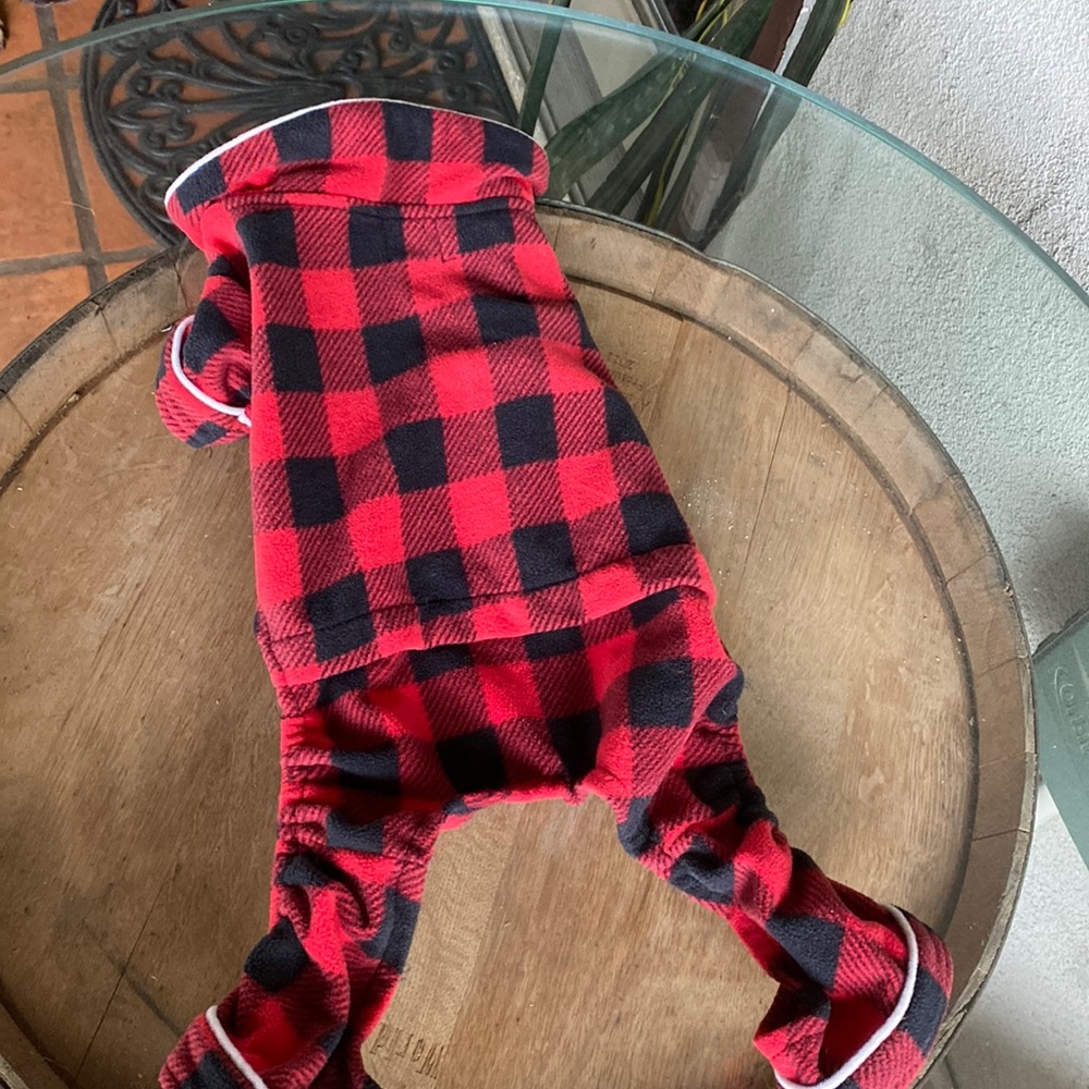 Doggy flannel pajamas